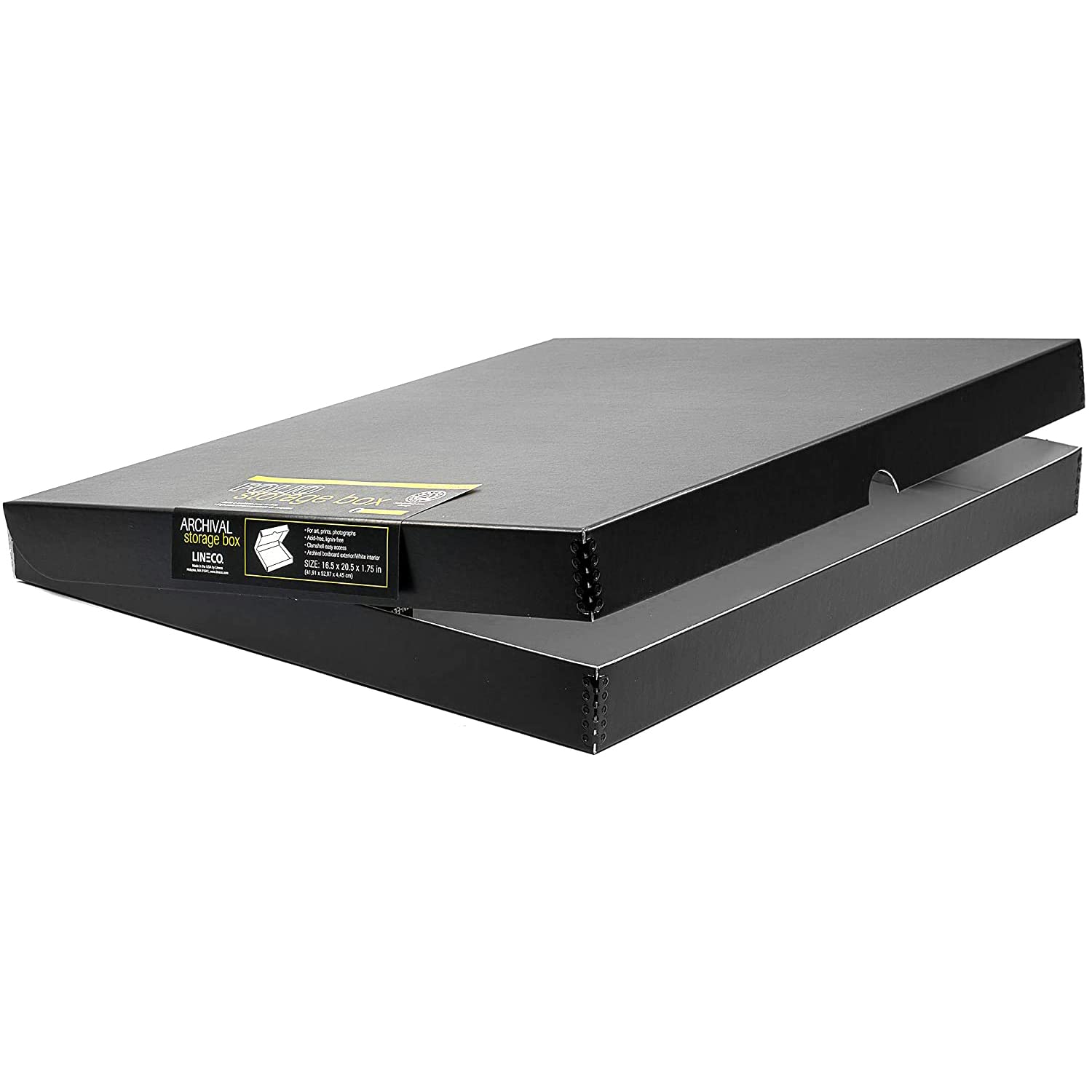 Amazon.com: Lineco 16x20 Black Clamshell Archival Folio Storage